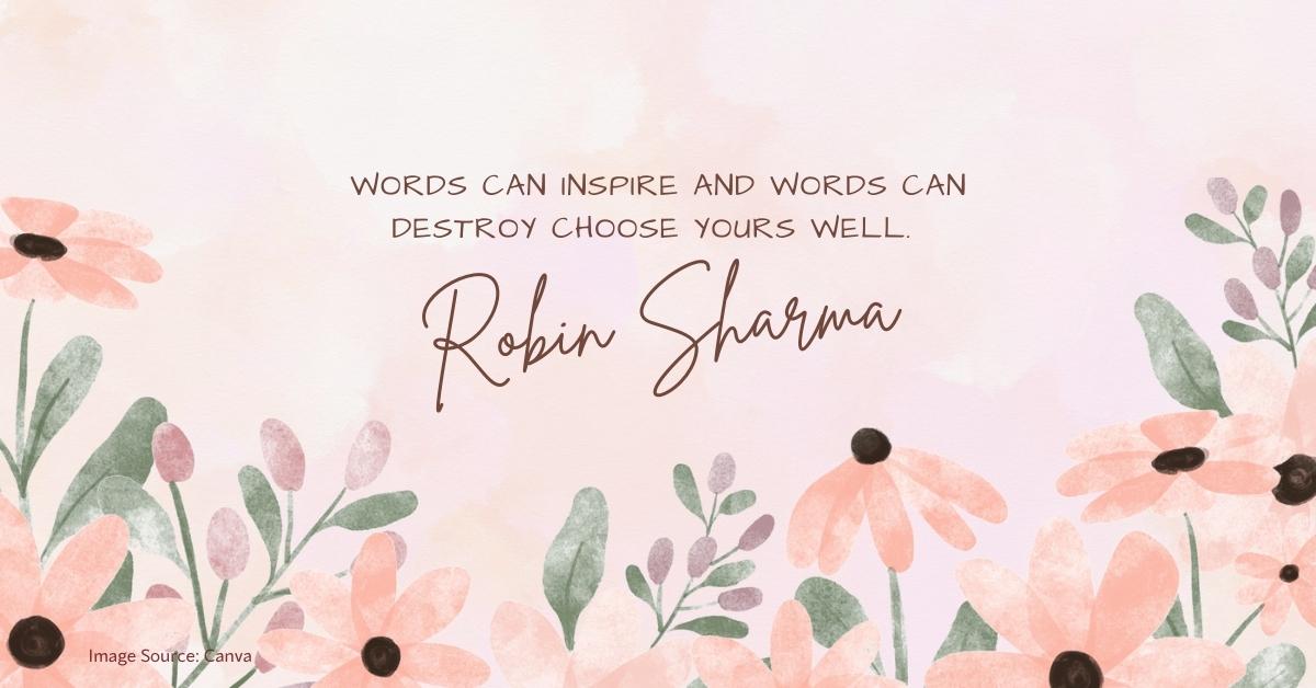 quote by robin sharma- verbal abuse by parents
